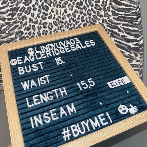 EUC Current/Elliott Leopard Print Denim Mini Skirt Size 28 - Picture 6 of 6